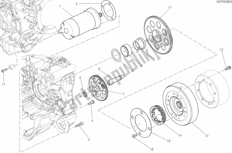 Toutes les pièces pour le Démarrage Et Allumage électrique du Ducati Monster 821 Brasil 2016